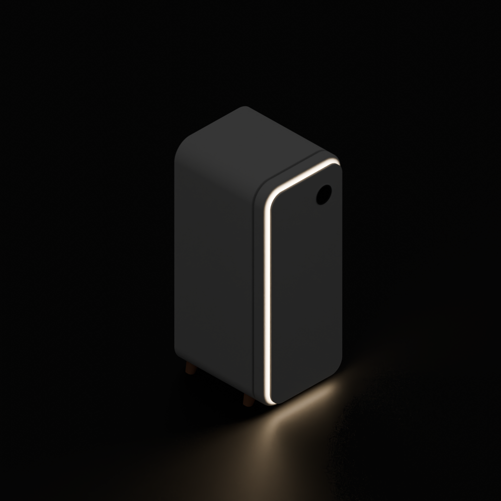Bea glowing with soft white LED light